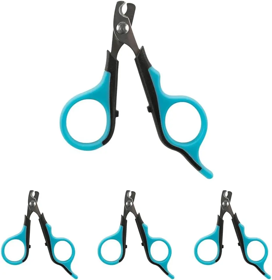 

Кусачки для ногтей для маленьких собак, кошек и животных — 4 шт. в упаковке с острыми лезвиями из нержавеющей стали