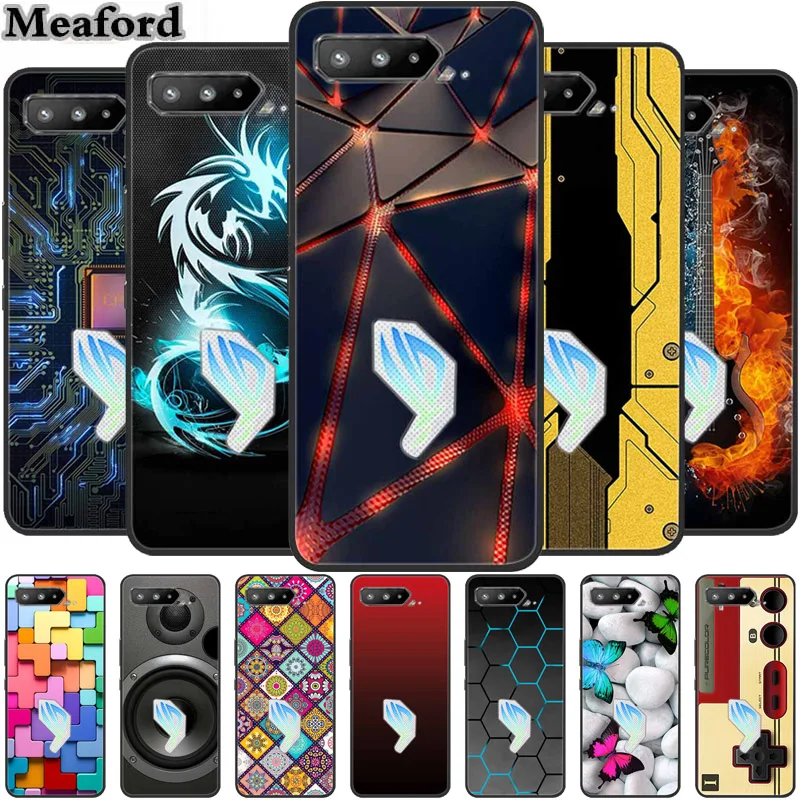 For Asus ROG 5 ZS673K Case Luxury Silicone Soft TPU Phone Cases For Asus ROG Phone5 ROG Phone 3 Shockproof Protective New Fundas