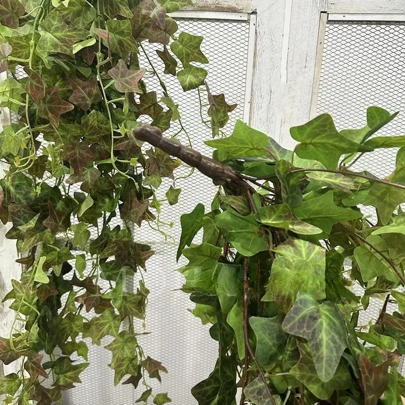 ديكور معلق على شكل عبلاب صناعي للخريف، نباتات خضراء مزيفة للديكور الداخلي، المطعم، المكتب، تصميم الحديقة الخارجية #5