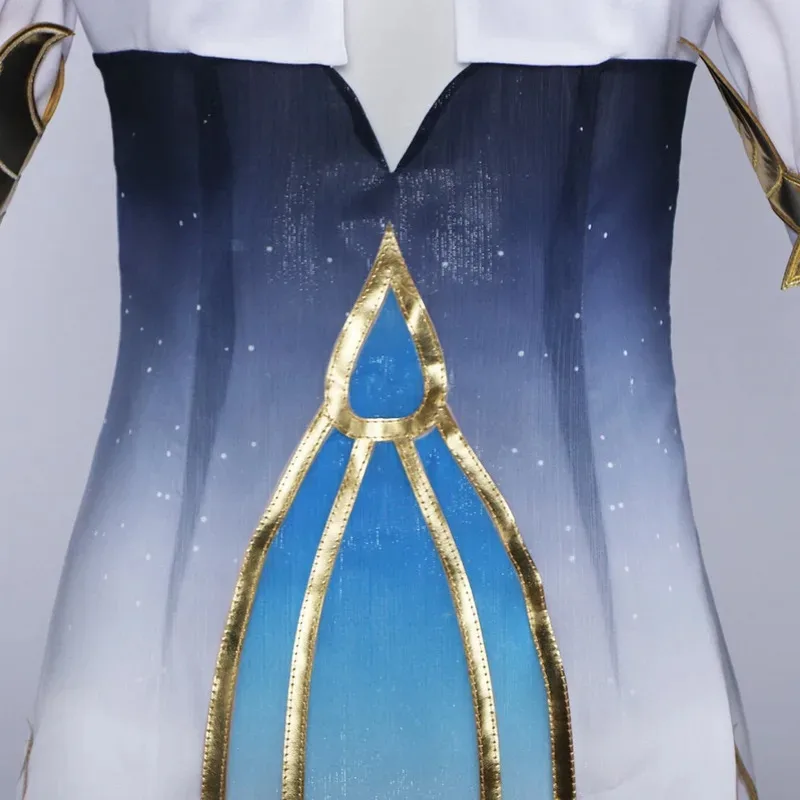 

CyFontaine Furina Focalors Косплей Костюм Genshin Furina Костюм Impact Furina Косплей Костюм Платье Униформа Focalors Парик Outfi