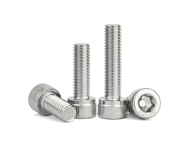 10pc M8 Stainless Steel Hexagon Hex Socket Head Allen Cap Screw Bol