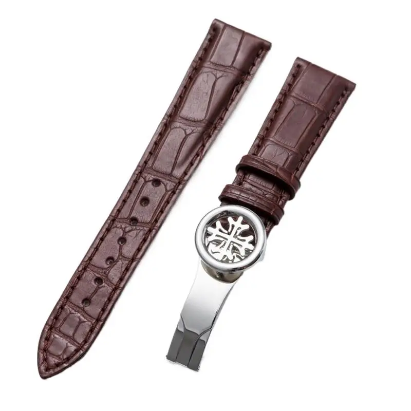 For Patek Philippe watch band 5146 5396 Genuine alligator leather strap