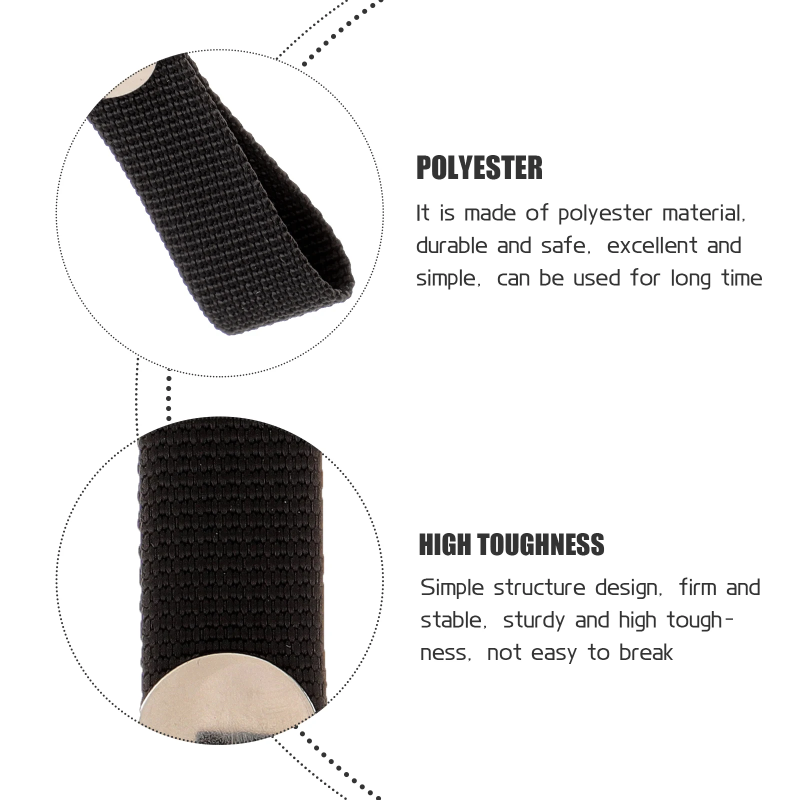 4Pcs Hockey Parts Polyester Chin Strap Strong Reliable Long Lasting Sport Accessory Hockey Chin Strap