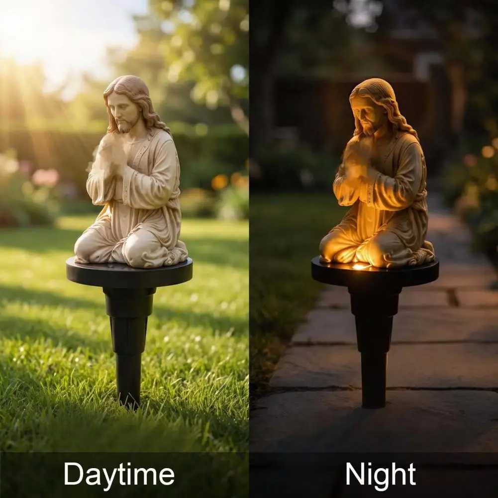 Solar Stake Outdoor Holiday Lighted Decoration Statue Solar Powered Light For Garden Patio Backyard Courtyard