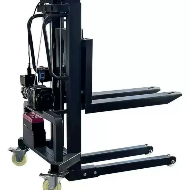 300KG 1.5M Apilador Montacargas Electrico Mini Electric Stacker Walking Type Electric Stacking Truck Forklift Many Models