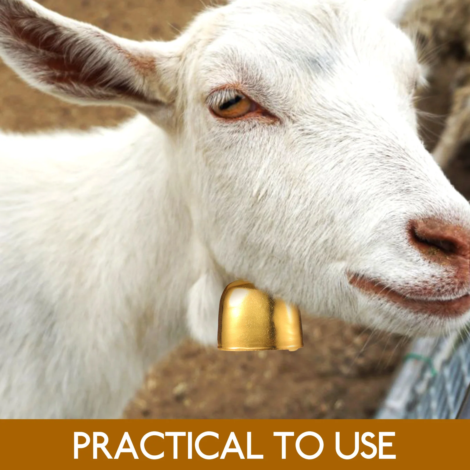 

10Pcs Metal Livestock Bells Lightweight Vintage Cattle Bell Ornaments for Farm Animals Christmas Gift Decorations