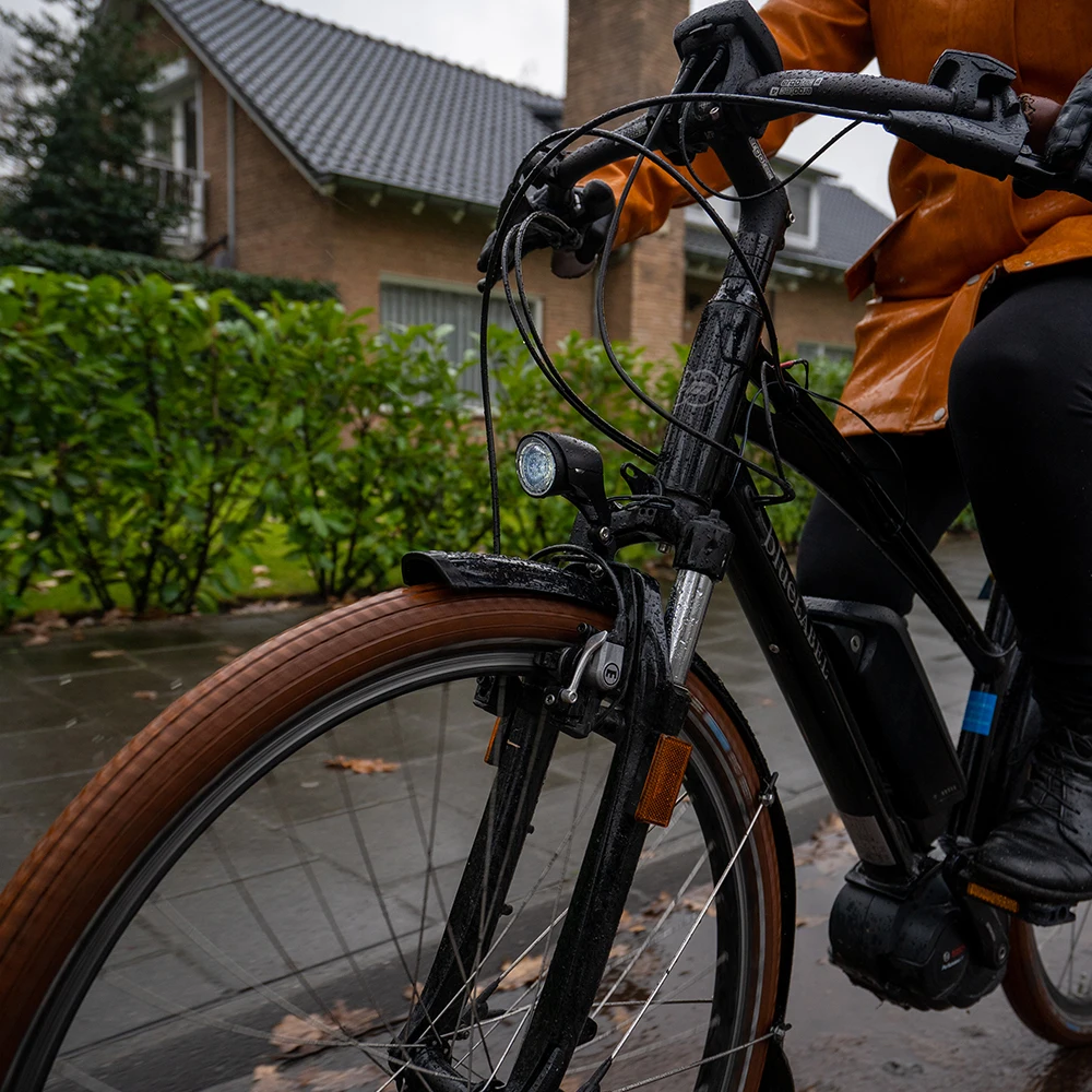 Linkbest – phare LED 60 Lux pour vélo électrique, étanche, éclairage pour moyeu dynamo et vélo électrique, IPX-5, 6V-58V
