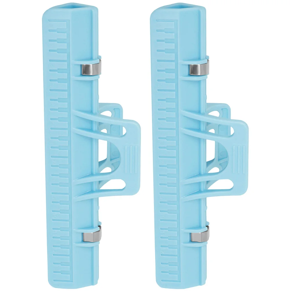 قطعتان من مشابك ورق الموسيقى المدمجة وخفيفة الوزن ومتينة ومناسبة لمختلف الأدوات ونتيجة جيتار البيانو