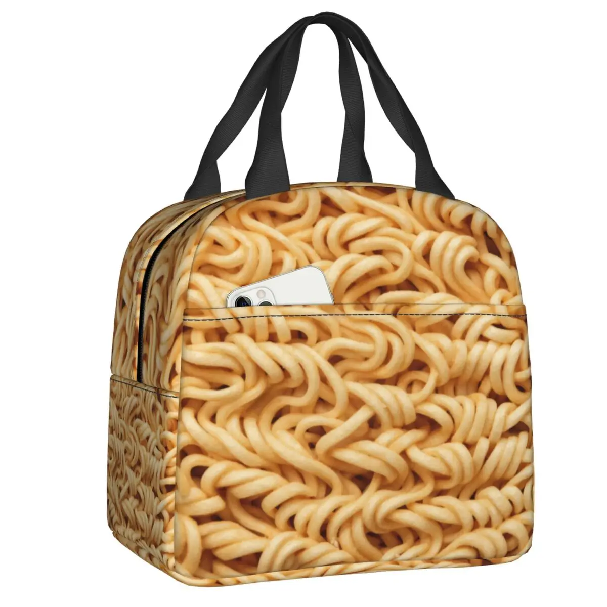 

Сумка для обеда с лапшой быстрого приготовления на заказ, водостойкий холодильник, термоизолированная коробка для бенто для женщин и детей, сумки для работы, пикника, путешествий, сумки для еды