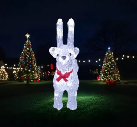 Acrylic Luminous Waterproof Christmas Deer, Christmas Decoration, Outdoor Scene LED Modeling lamp