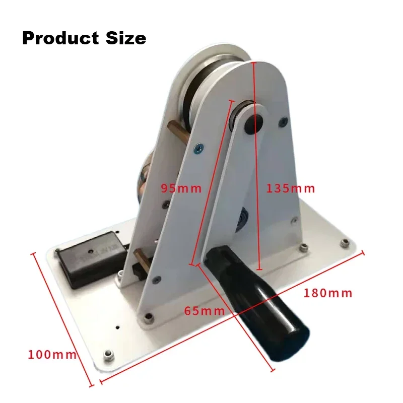 50W Hand Crank Generator Nood Usb 5V Mobiele Telefoon Opladen Dc 12V Permanente Magneet Mini Generator Fysieke Elektromagnetica