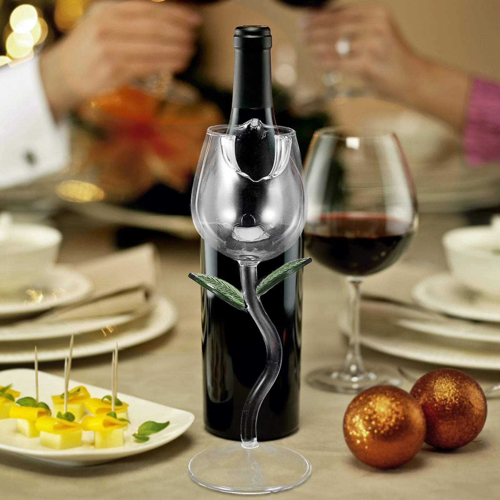 

Rose Wine Glass 150Ml Creative Rose Flower Goblet Decorative Crystal Wine Glass for Wedding Party Bar Unique Drinkware