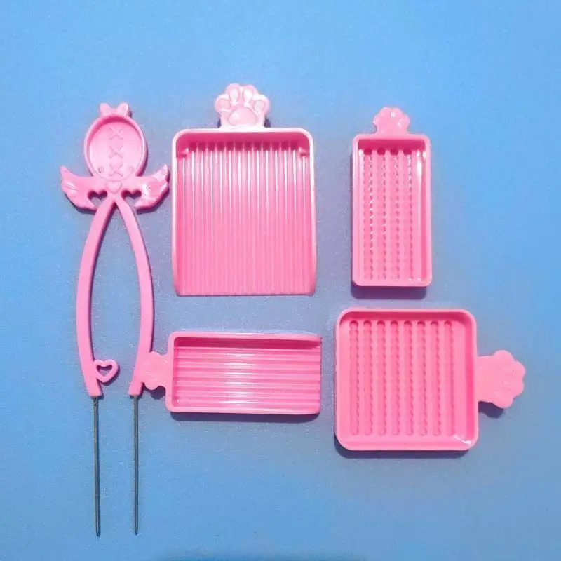 5-teiliges Set 2,6mm Bügelperlen-Arbeitsschale DIY Handgemachtes Bügelperlen-Set Effizientes Polsterwerkzeug Perlenwerkzeug Kunststoffperlen Handwerkzeug – Detail 4