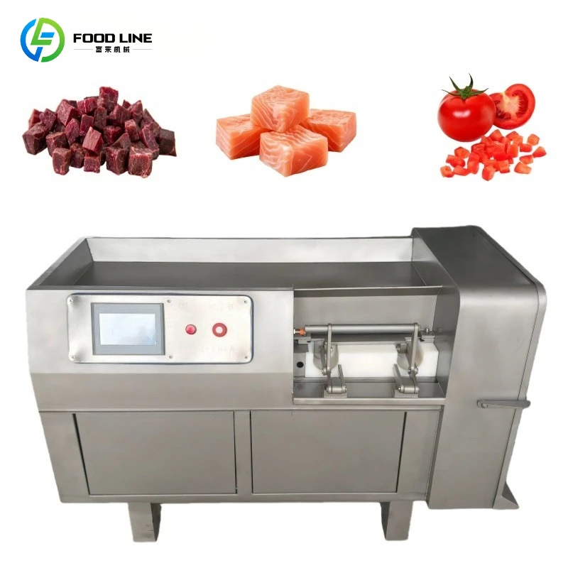Customized Electric Multifunction Vegetable Meat Cutter Frozen Butter Cube Cutting Machine Frozen Meat Cut Slicer Diced Machine