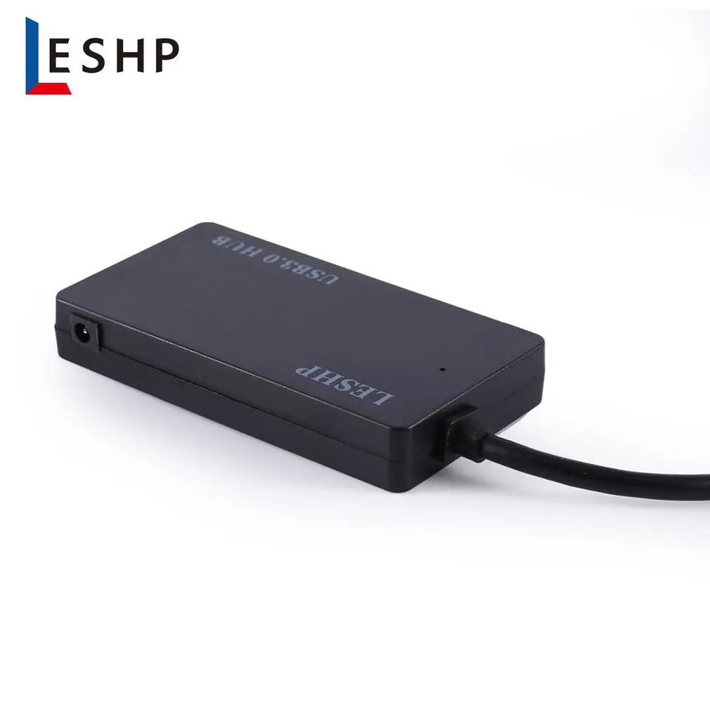 LESHP Four-Ports Ultra-thin Design USB 3.0 HUB Plug and Play Easy to use and Carry Super speed(5Gbps) Transmission