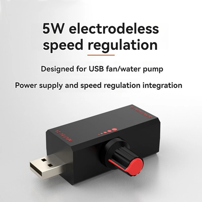 Contrôleur de vitesse de ventilateur à induction avec protection de commutateur, interface USB, refroidissement de téléphone portable, ordinateur portable, 5W, 5V