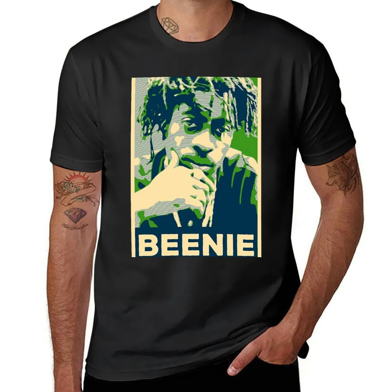 Famous Jamaican Musician: Beenie Man - HOPE Icon of Jamaica T-Shirt oversized cute clothes hippie clothes mens cotton t shirts