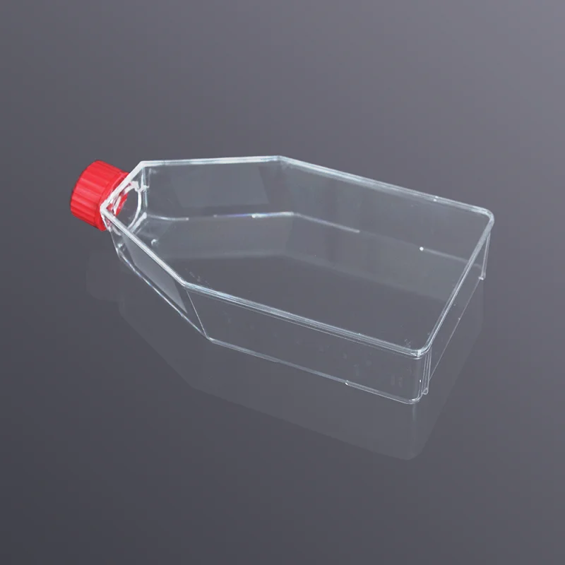 LABSELECT Cell culture bottle, 175c㎡ Cell Culture Flask, Vented cover, Poly-D-Lysine surface treatment, 5 pieces/pack, 13342