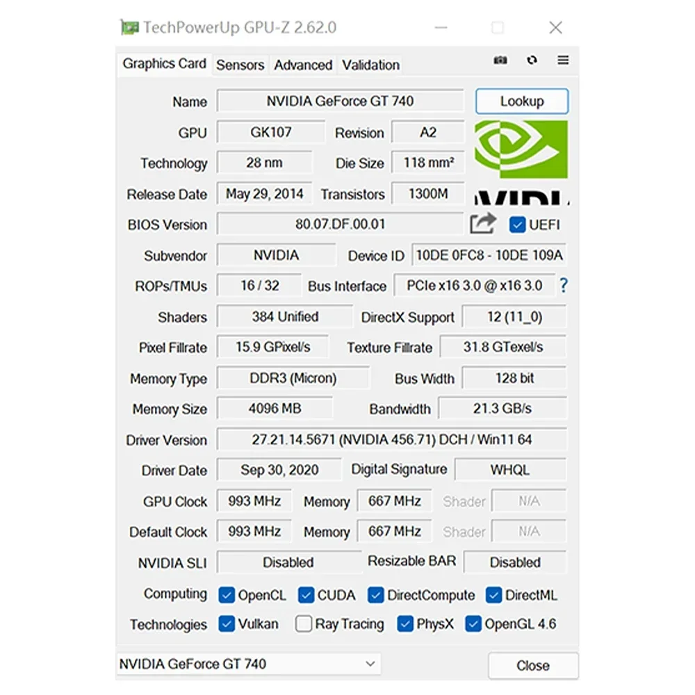 SOYO NVIDIA Gefore GT740 4G Graphics Card GDDR3 GPU 128bit PCIe 3.0 x16 Gaming Video Cards For Desktop Computer Components