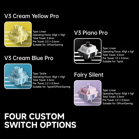 AKKO X MonsGeek M1/M1W V3 Mekaniskt speltangentbord/Barebone DIT-kit 75 % 3/5-pins hot-swap RGB-packningsmontering i aluminiumhölje 8 best sales aluminiumhölje till tangentbordet - №1