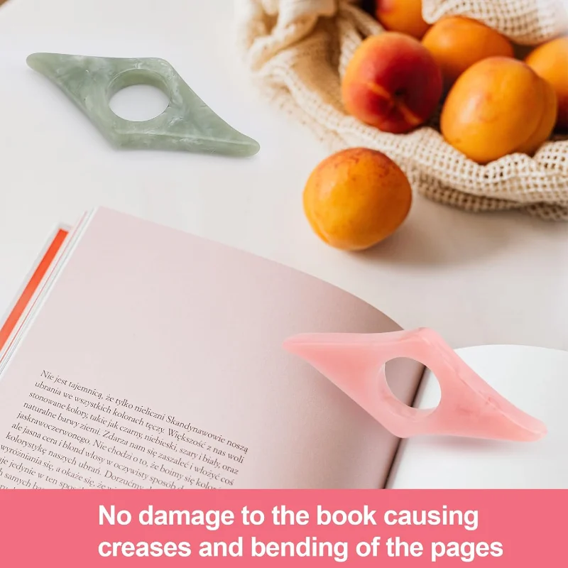 حامل صفحة الإبهام للقراءة، عبوة من قطعتين، إشارة مرجعية بنمط الطاقة، حامل صفحة إصبع الكتاب، ملحقات الكتاب لمحبي القراءة