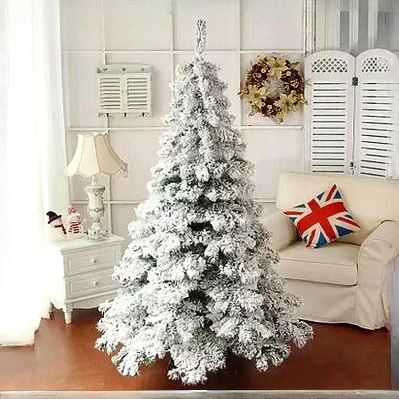 

Artificial Christmas Tree Flocking Simulation Xmas Decorations Home Party Office Exquisite Large Snow Christmas 1.2m-3m