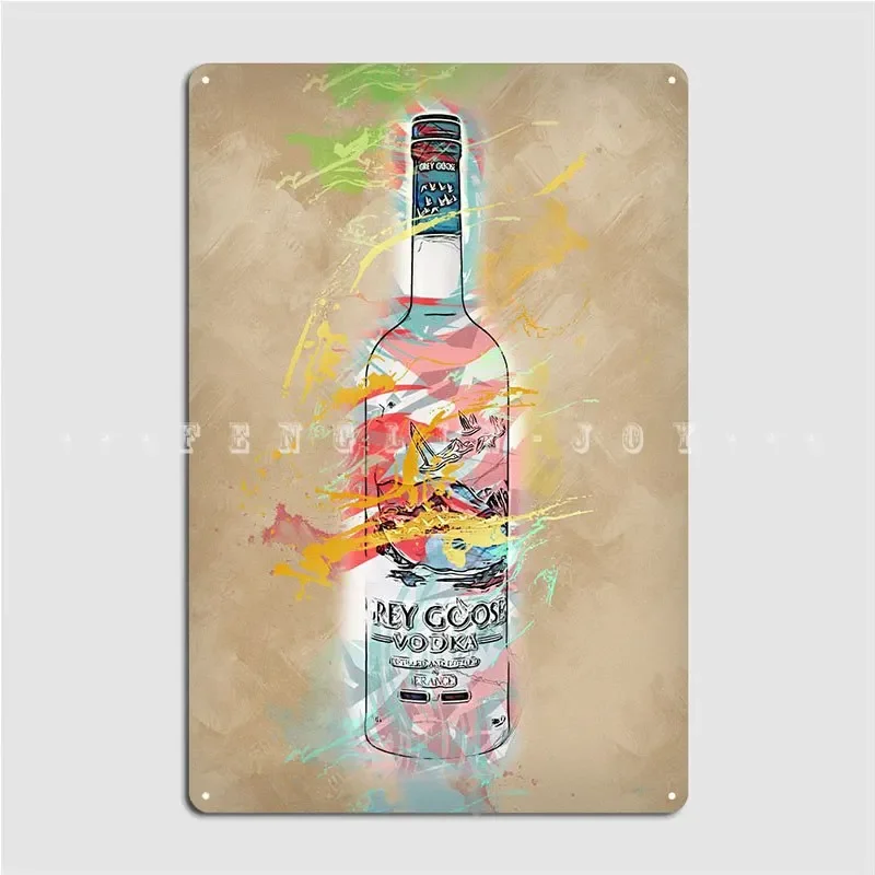 Greygoose Metal Sign Wall Designing Plaques Wall Cave Tin Sign Posters