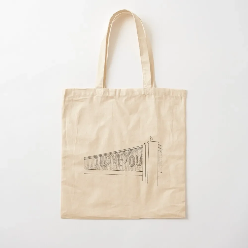 TASM 2 'I Love You' Bridge Tote Bag أكياس تسوق قابلة لإعادة الاستخدام حقيبة فاخرة للنساء أكياس الحلوى أكياس التوصيل المجاني