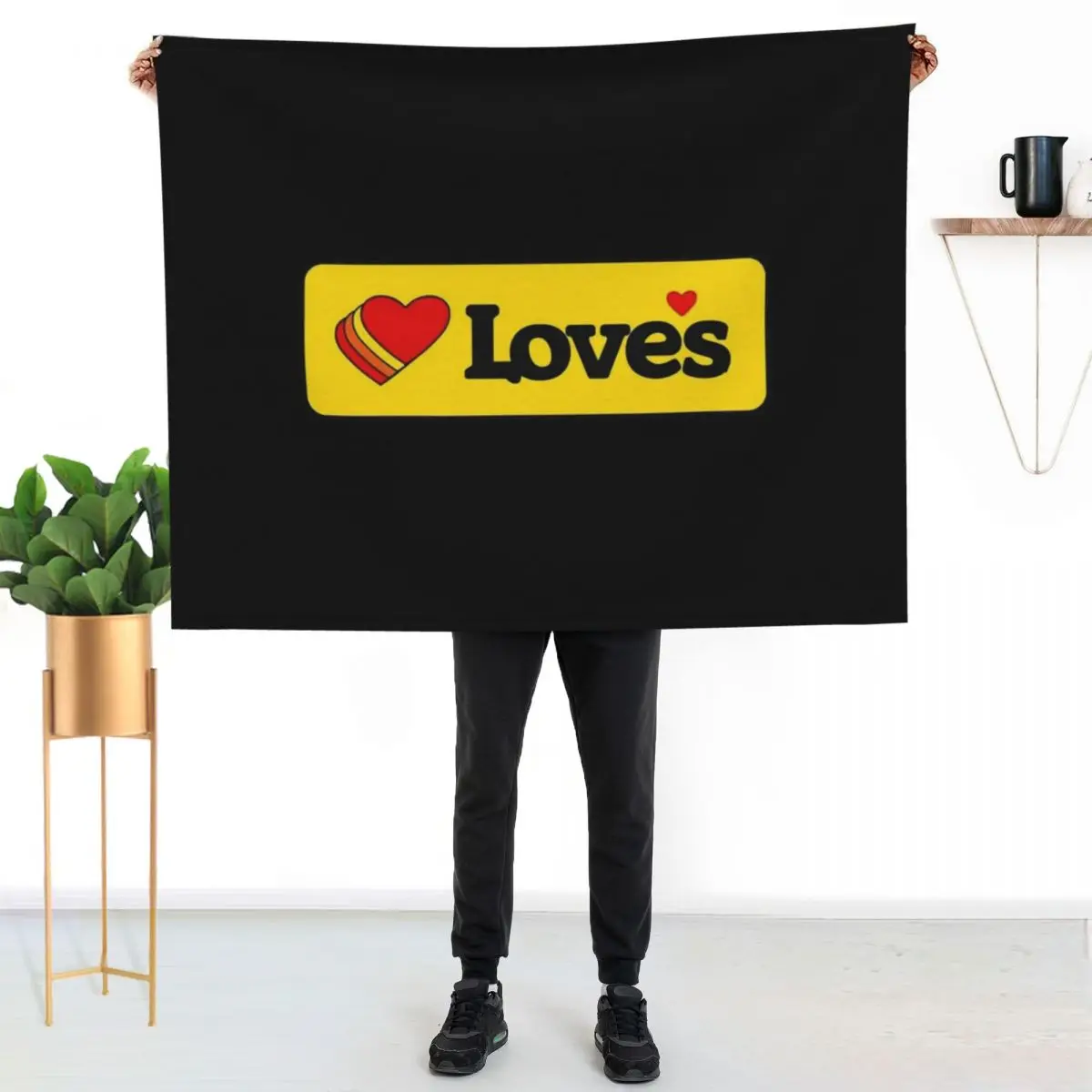LOVES TRUCK STOP WOMEN Throw Blanket Soft Plaid Comforter Giant Sofa Sofa Throw Flannels Luxury Throw Blankets