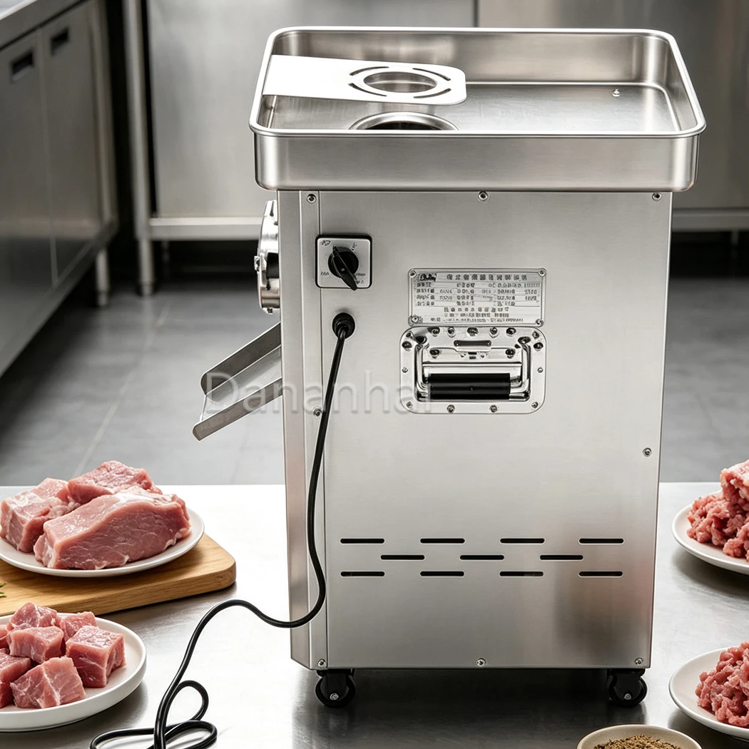 Electric Vertical Meat Shredder Commercial Sausage Filling Machine for Kitchen Home Use - Compact Size