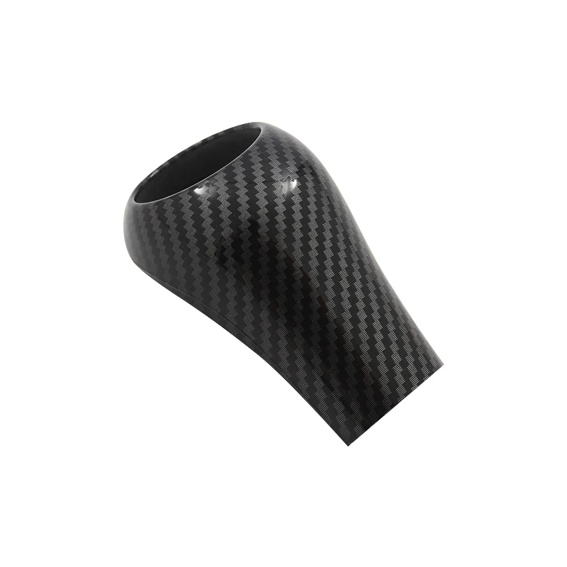 Car Gear Shift Knob Trim Carbon Fiber Pattern Cover Sticker For Mercedes Benz A C E G CLS GLS SLK Class W169 W204 W212 W219