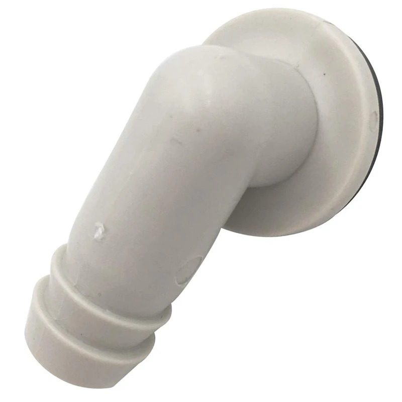 Air Conditioner Ac Drain Hose Connector Elbow Fitting with Rubber Ring for Mini-Split Units and Window Ac Unit 3/5 Inch(15Mm)