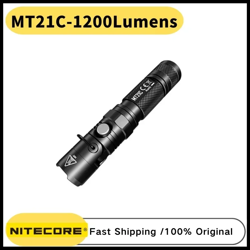 

Original NITECORE MT21C Flashlight CREE XP-L HDV6 LED 1000Lumens 90° Adjustable Protable Troch Lantern