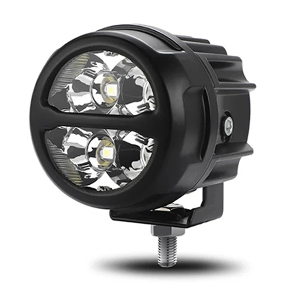車用ワークライト ライトバー 丸型 防水 1個 3インチ 丸型 6000K ホワイト SUV ATV LED オフロード フォグランプ ノーブランド 新品