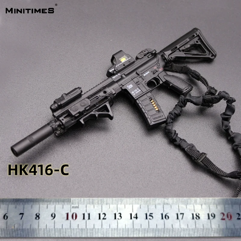 1/6 minimes HK416 M4 fucile d'assalto modello di arma in plastica accessori per soldati figura giocattoli