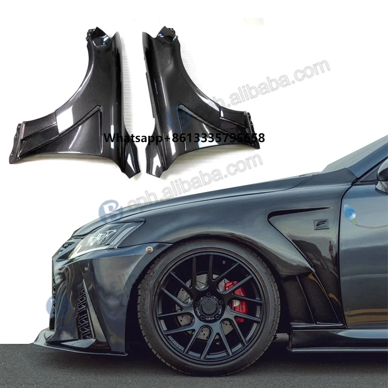 

BENSNEES Carbon Fiber Car Fenders 2012-2016 Lexus IS250 IS300 Front Side Bodykit Exterior Accessories