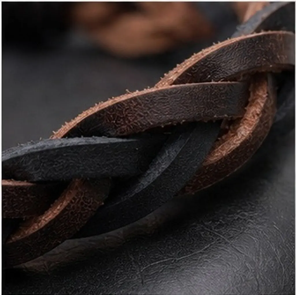 Men Bracelet Adjustable Braided String Bracelet for Men Fashionable Noble Cool Long-Lasting Unisex Gift Anniversary