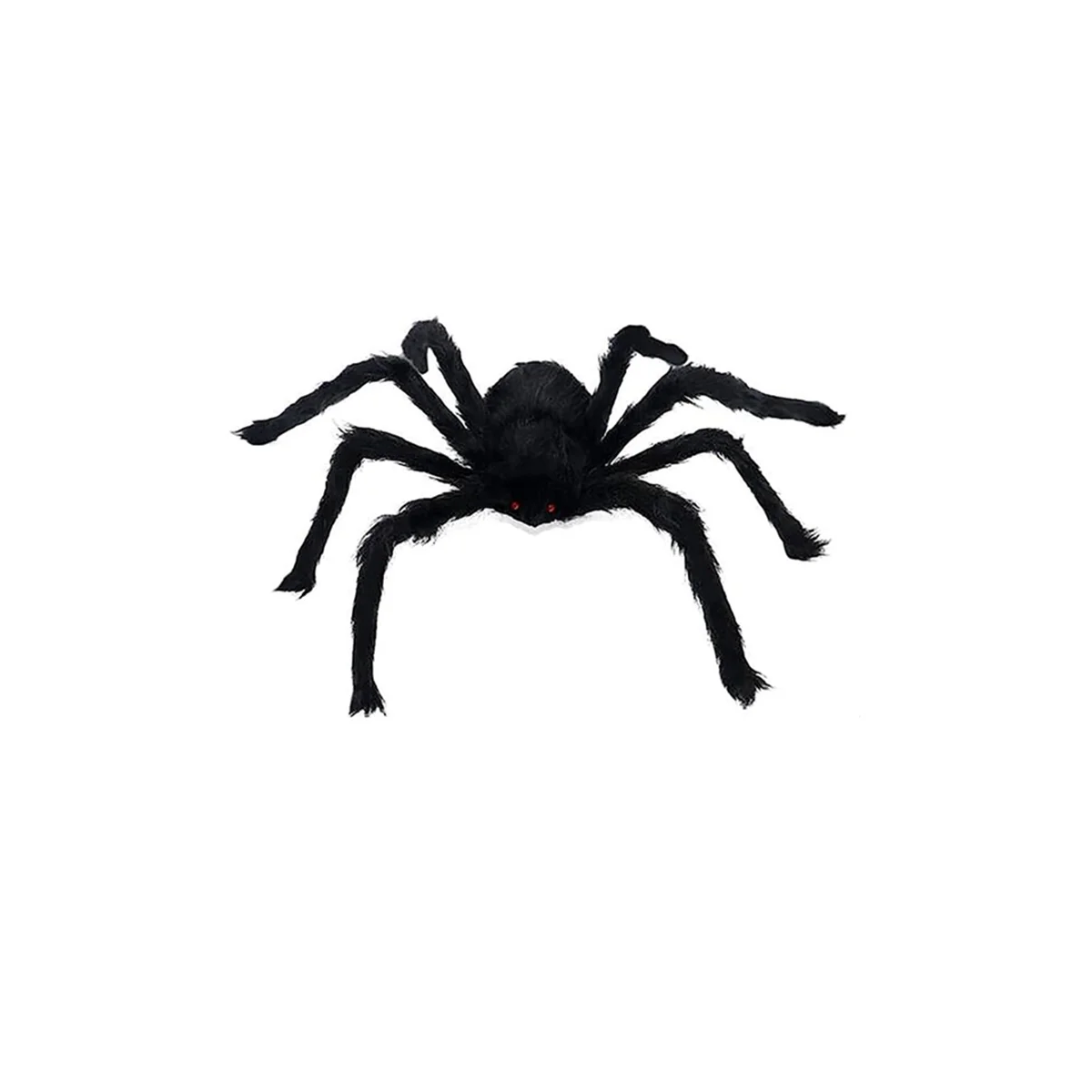 Halloween Spider Decoratie, Zwarte Zachte Enge Spin Levensechte Okumo Rekwisieten Zijn Geschikt Voor Gezinnen En Binnenplaatsen