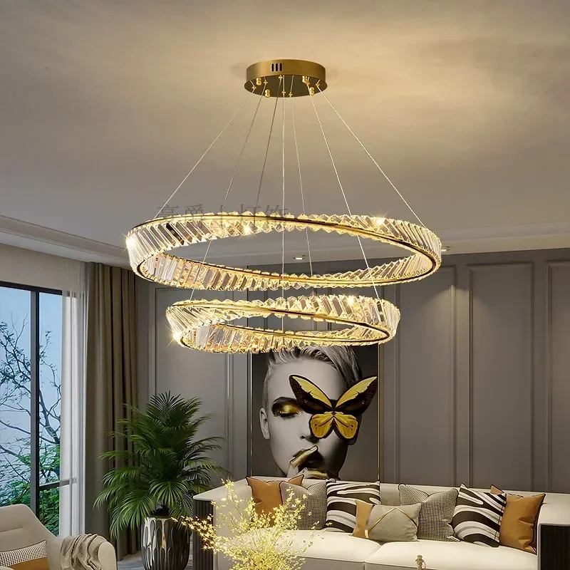 

Luxury Gold Chandelier Ceiling Lamps For Living Room Bedroom Crystal Chandelier Lighting IN STOCK