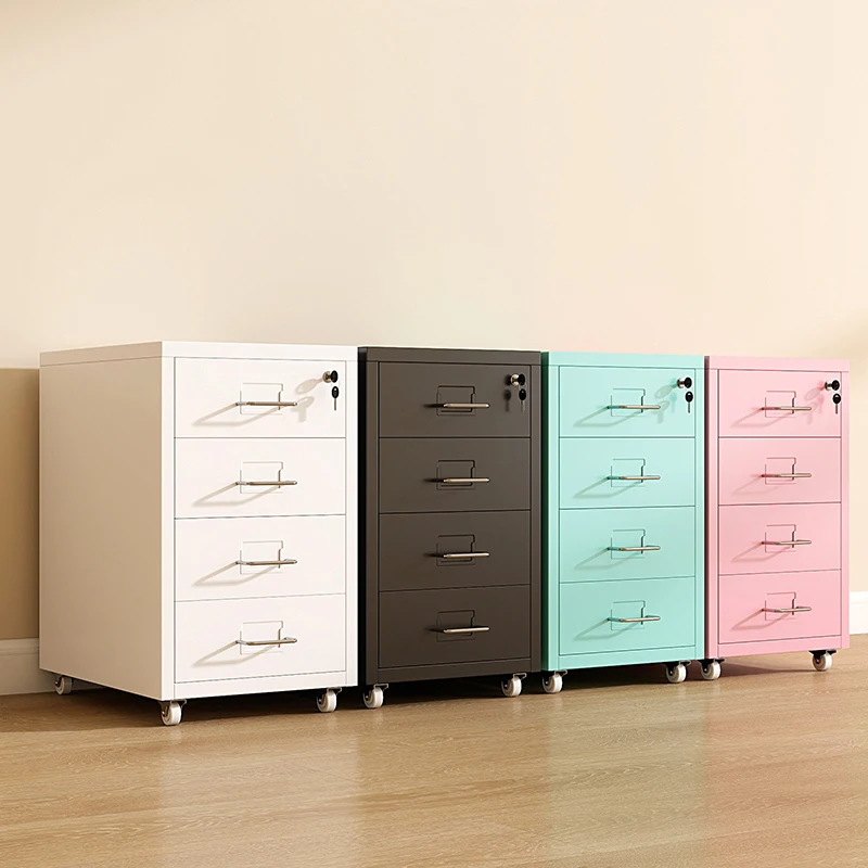 Four-Drawer Chest Dresser for Bedroom Living Room Office Storage