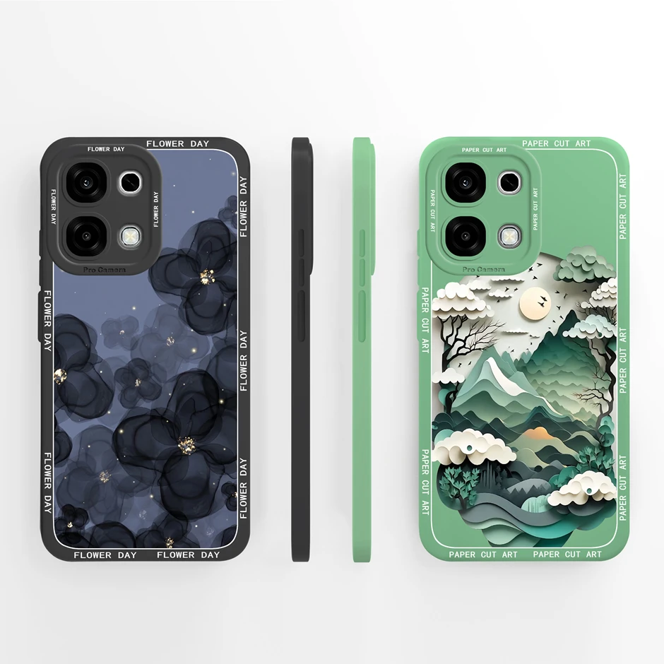 ل ممن لهم A6 برو حافظة النفط اللوحة الأزهار لينة السائل سيليكون الغطاء الواقي ل ممن لهم A6 A 6 برو 4 جرام 5 جرام مكافحة قطرة Fundas الوفير #4