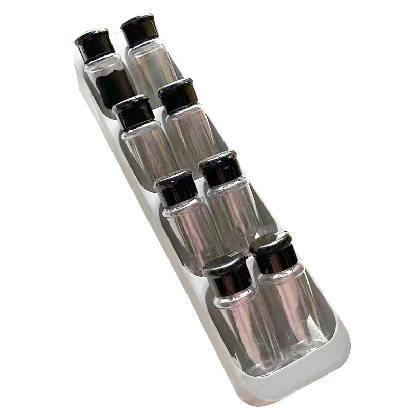 Support pour épices de cuisine, 8 grilles, 100ml, secoueur d\'assaisonnement, clips HI, armoire, bouteille T1