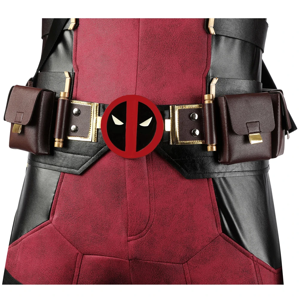 Carnaval Halloween Kostuum Accessoires Wade Wilson Cosplay Utility Riem Soldaat Tailleband Met Tassen