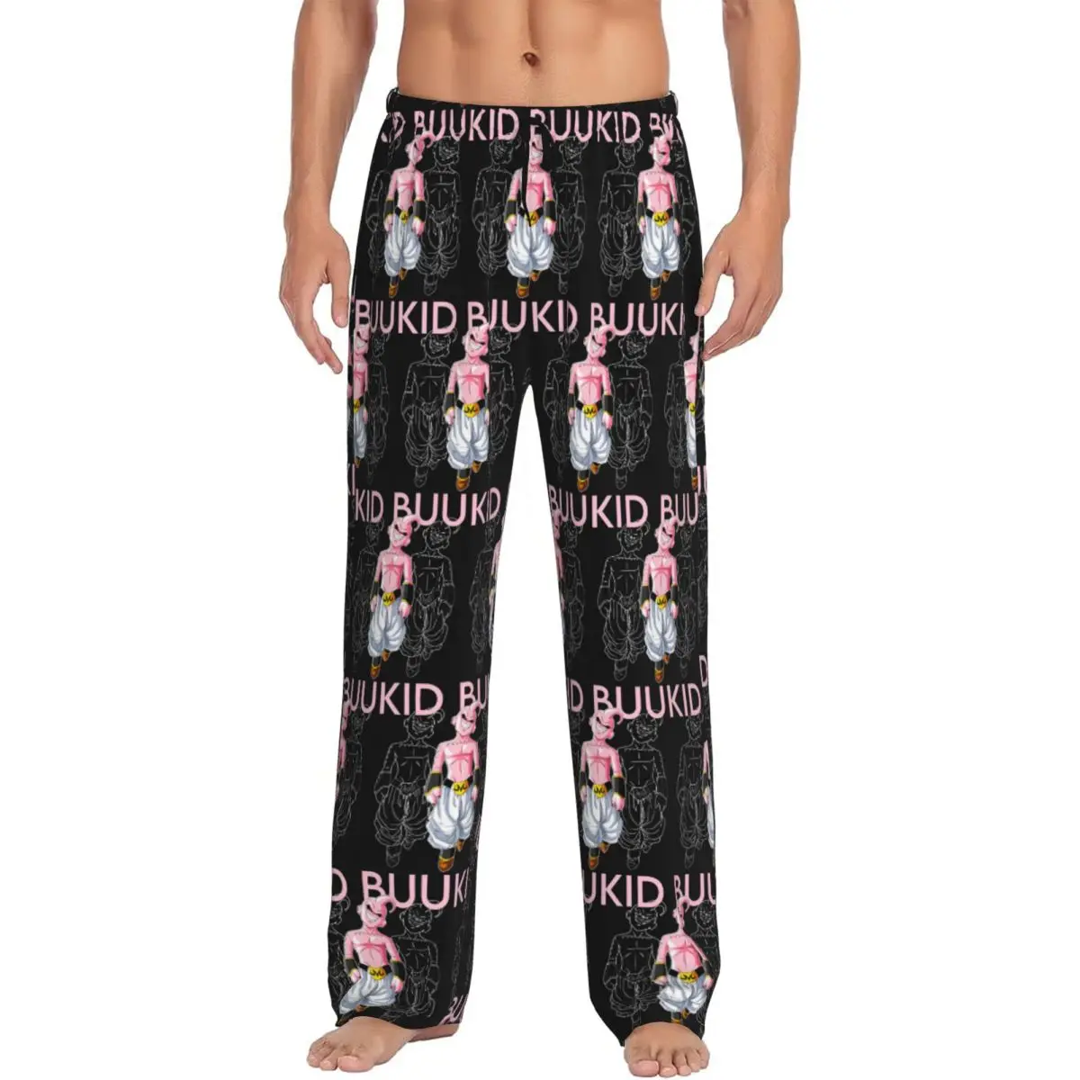 

Custom D-Dragon B-Ball Supers Buus Pajama Pants for Men Cartoon Anime Sleepwear Lounge Sleep Bottoms Stretch with Pockets