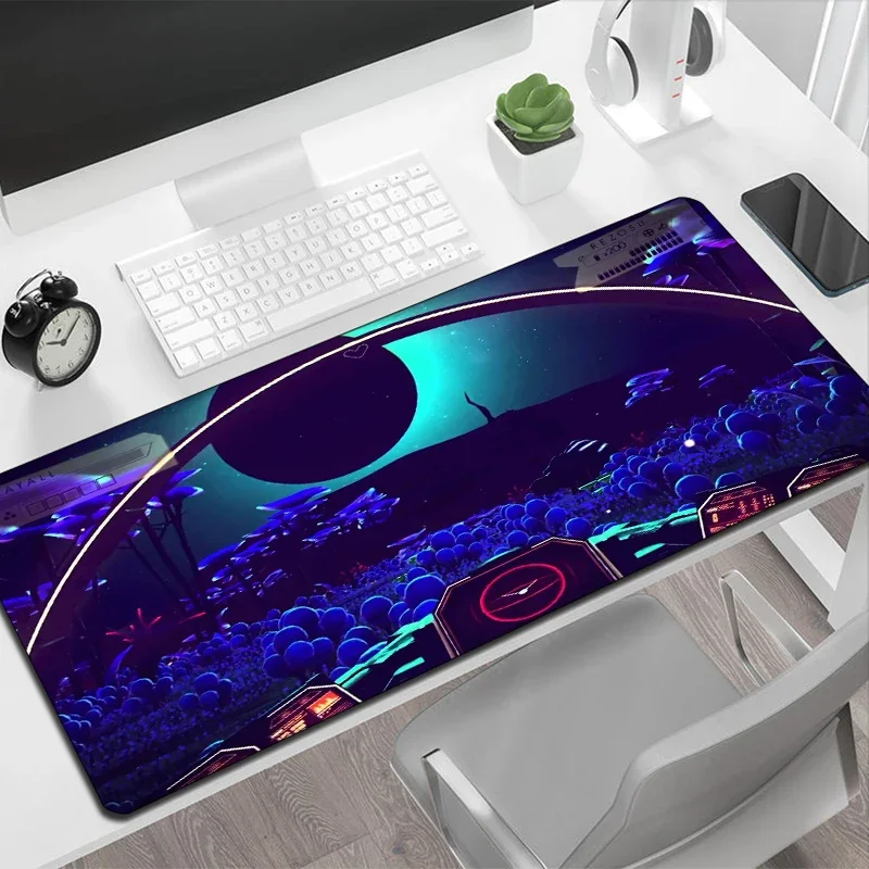 No Man Sky Mousepad Extended Gaming Accessories Mouse Pad Mats Carpet Pc Gamer Cabinet Custom Large Keyboard Desk Laptops Office