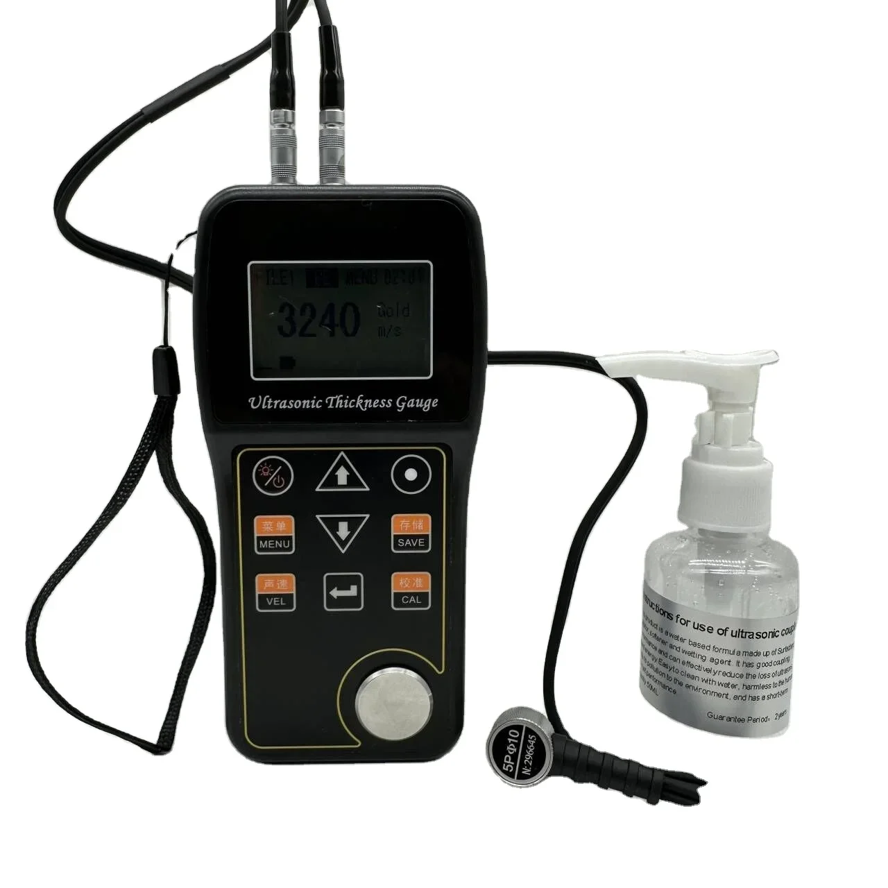 

TG-200 0.60mm~500mm Echo mode High precision and Wide range Ultrasonic Thickness Gauge