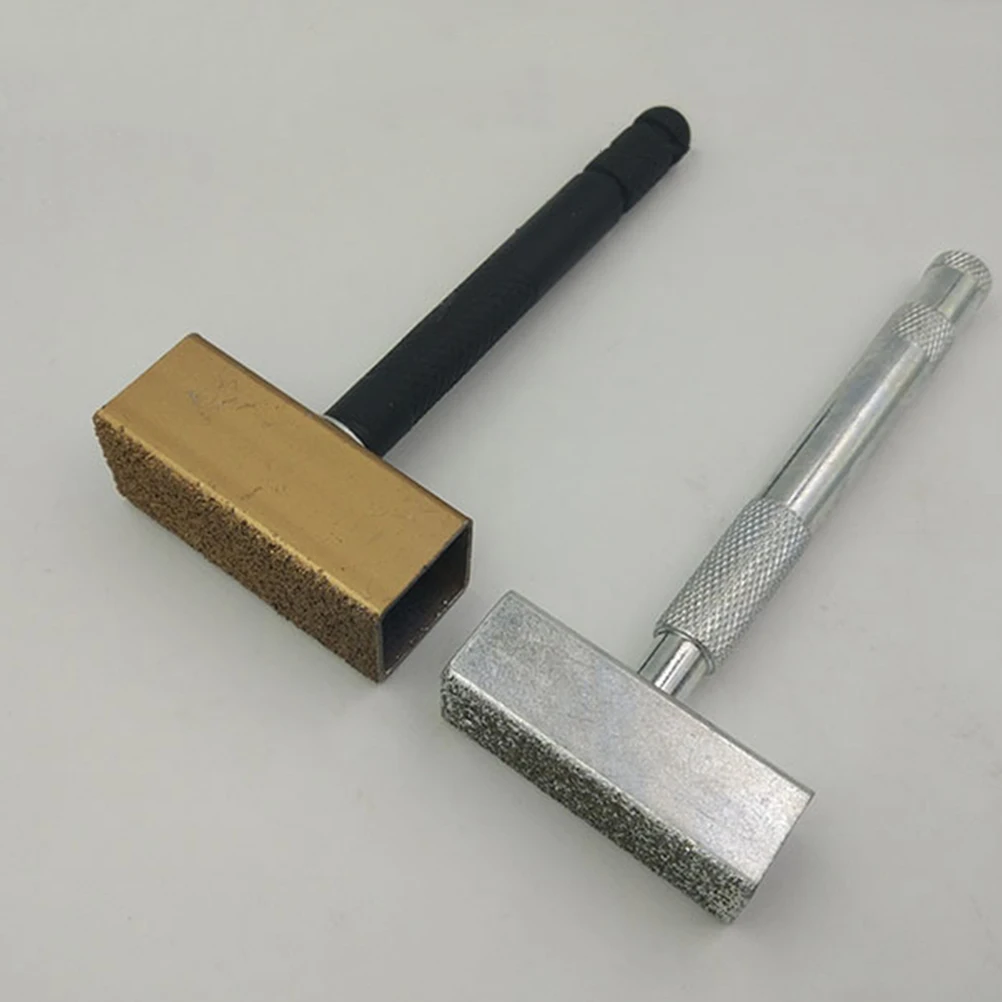 

2Pcs Grinding Wheel Dresser Kit Adjustable Diamond Disc Stick Soldering Trimmer White Brown Corundum Silicon Carbide Lathe Tool