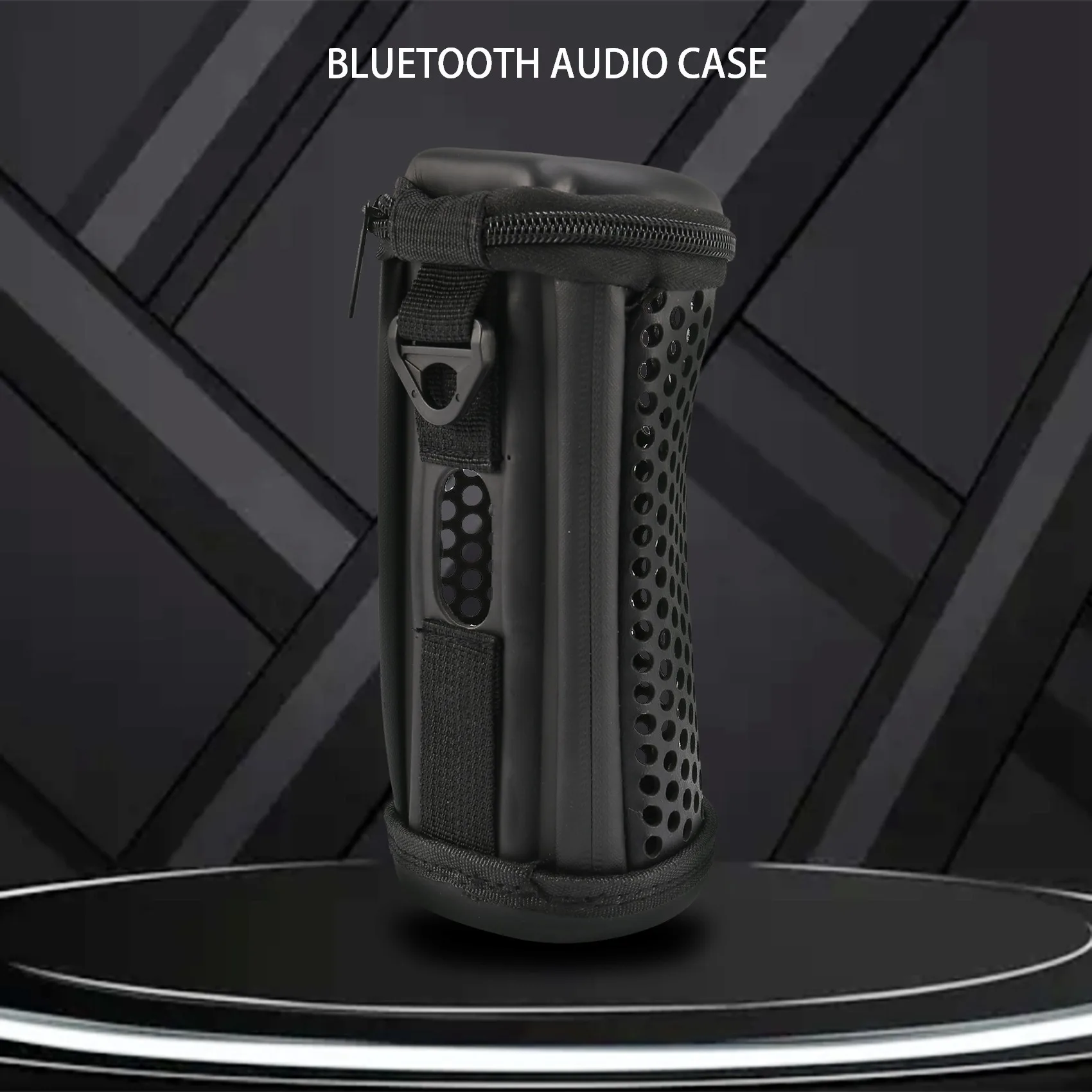 (DT37) Travel Case for JBL FLIP 5 Waterproof Portable Bluetooth Speaker Accessories Carry Bag Protective Storage Box (Hollow)