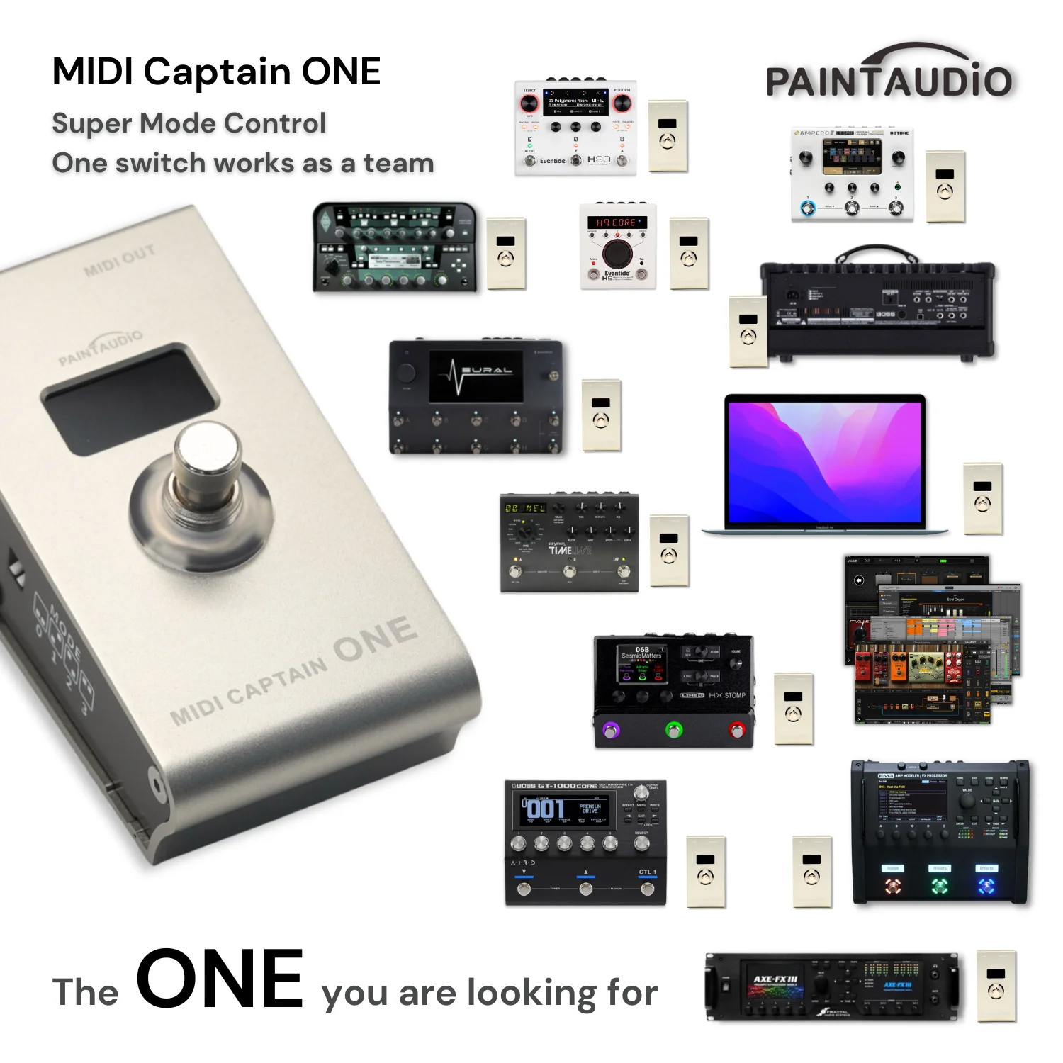 PAINTAUDIO Paint Audio Midi Captain ONE Multi Functional Portable Guitar Effector