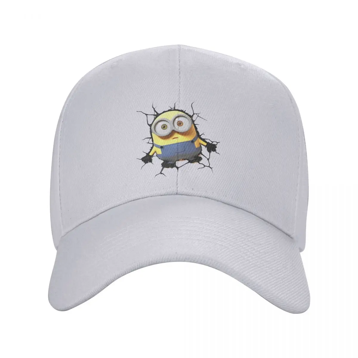 Minions Shocking Caps Adult Outdoor Hats Trucker Worker Cap Golf Hats Adjustable Polyester Baseball Cap Summer